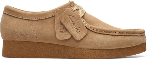 CLARKS WALLABEE EVOSH DARK SAND SUEDE 